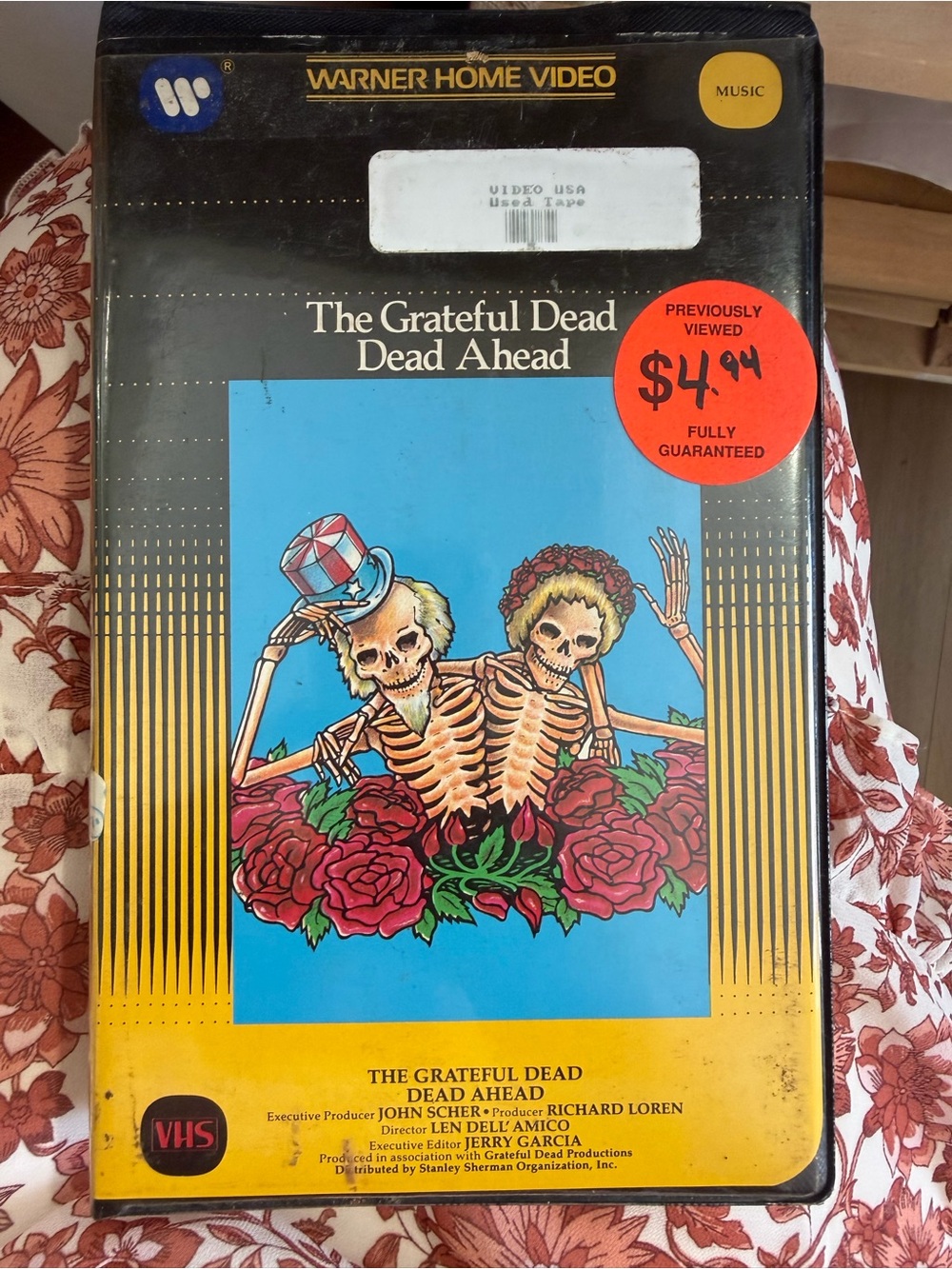 The Grateful Dead "Dead Ahead" VHS - Warner Home Video